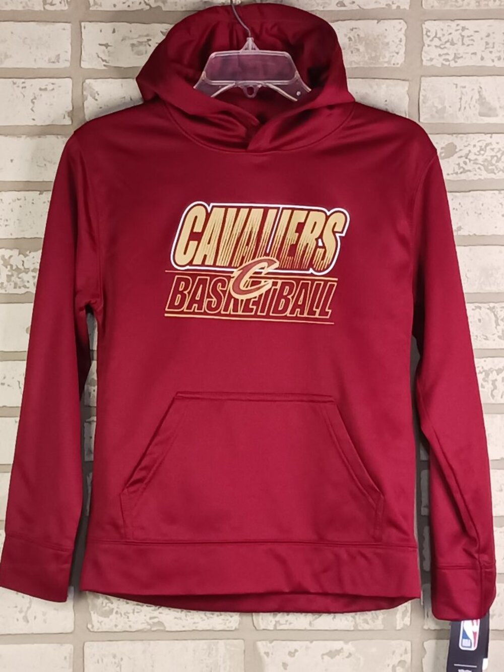 Cleveland Cavaliers Youth Medium (10/12) Hoodie Burgundy Polyester NBA